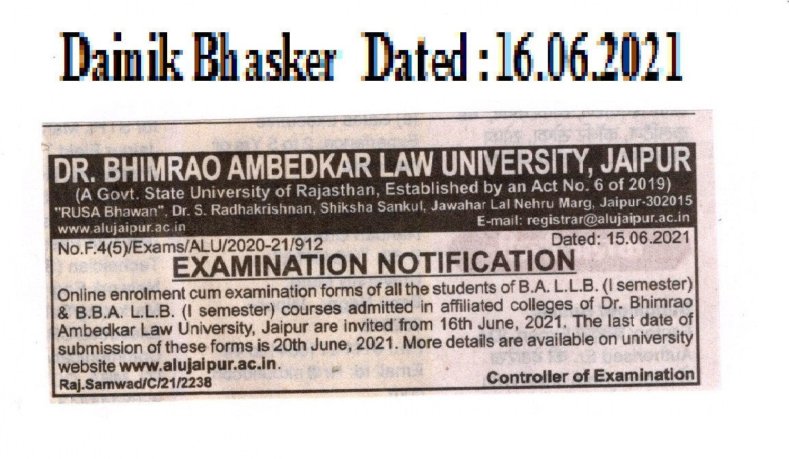 Dr. Bhimrao Ambedkar Law University